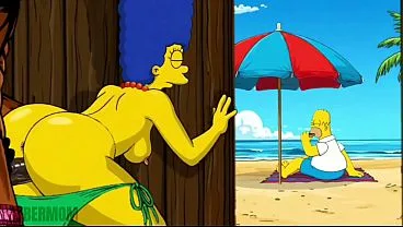 Dona de casa casada adora chupar e transar com pênis negros enormes. Paródia de desenho animado. Paródia dos Simpsons. Melhor compilação de esposas safadas.
